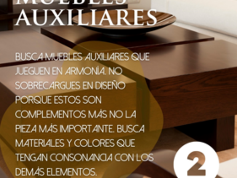 Muebles auxiliares Amitatlán 