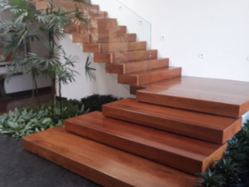 Gradas en madera