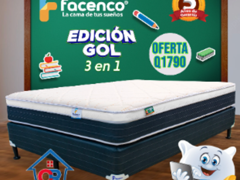 Cama Facenco tamaño matrimonial