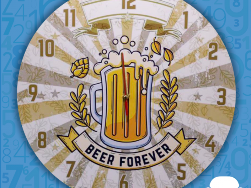Reloj de pared (Cerveza)