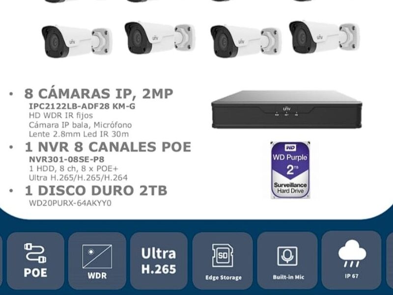 Set de Camaras de Seguridad IPC2122LB