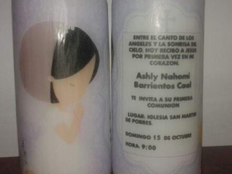 Velas primera comunión