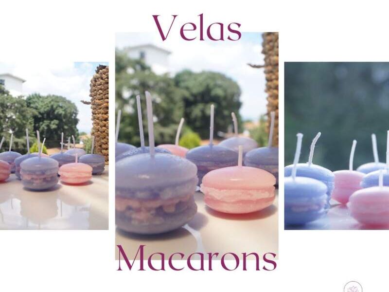 Velas Macarons