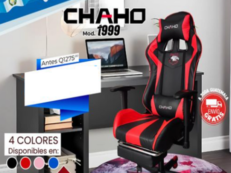 SILLA GAMER CHAHO GUATEMALA KANGURO
