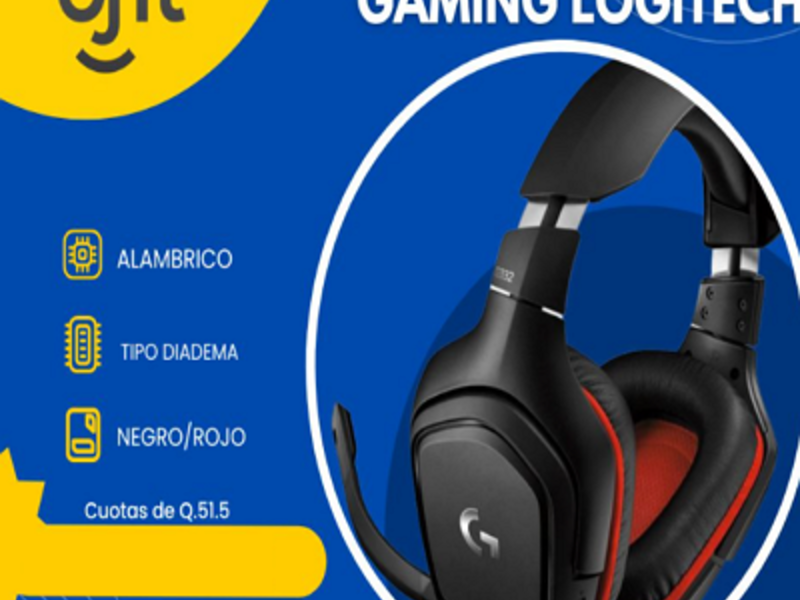 AUDIFONO GAMING LOGITECH GUATEMALA