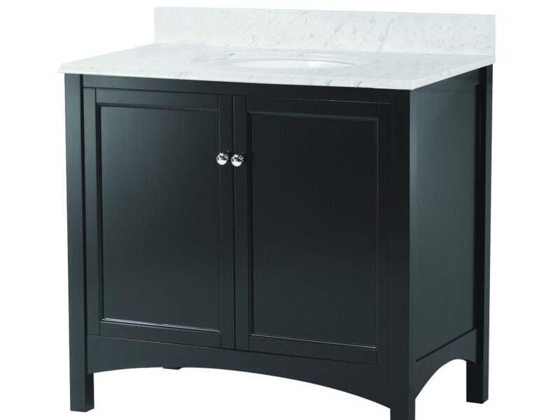 Mueble para baño negro