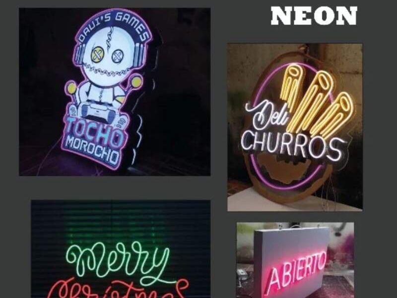 Rotulos neon New Guatemala