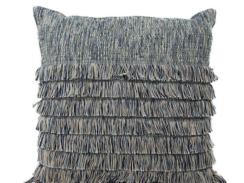 Cojin decorativo gris
