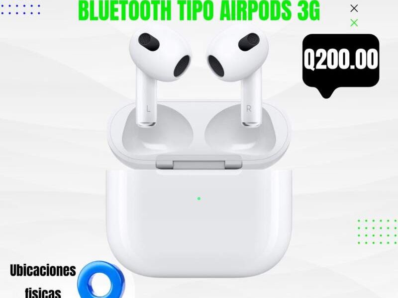 Audifonos Bluetooth tipo AIRPODS 3G