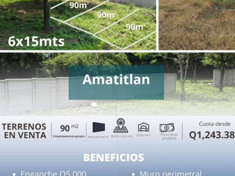 Venta Terreno vistas panorámicas