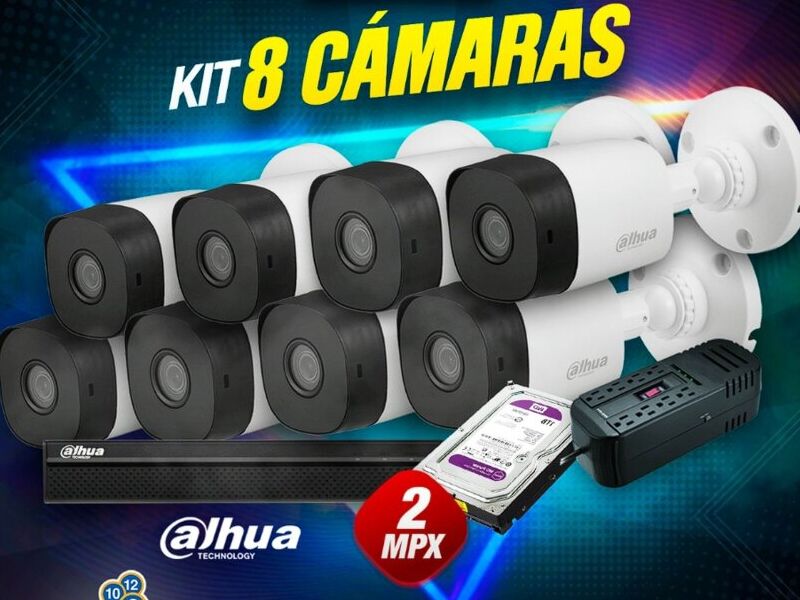 Kit 8 Camaras