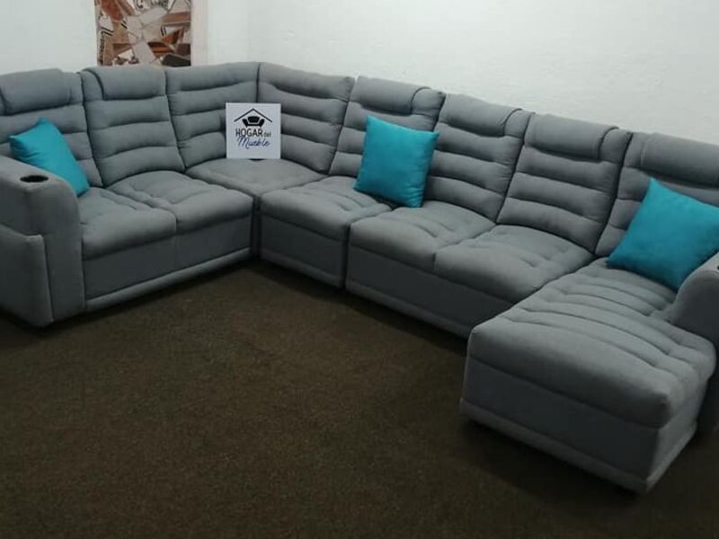 Juego de sala gris