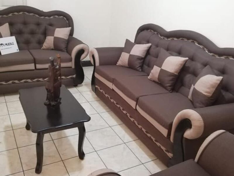 Juego de sala cafe