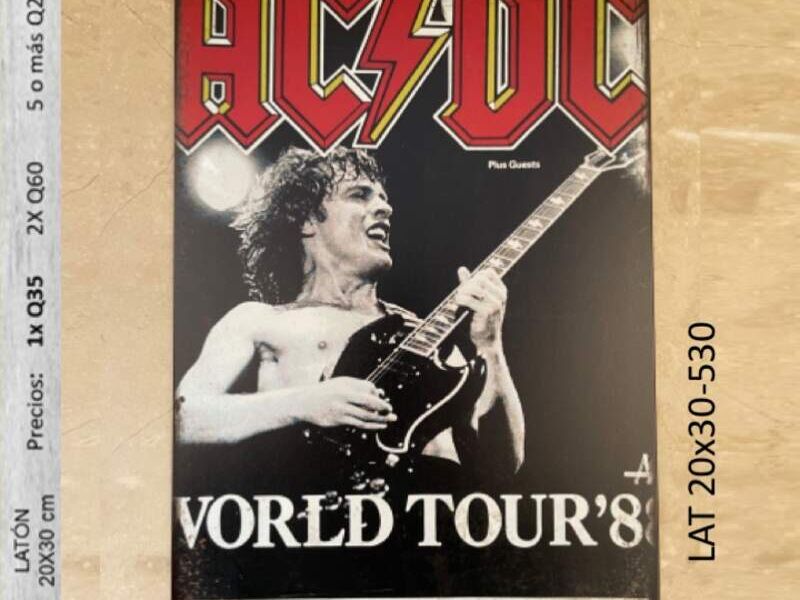 Decoración vintage ACDC