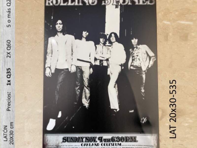 Decoración vintage Rolling Stones