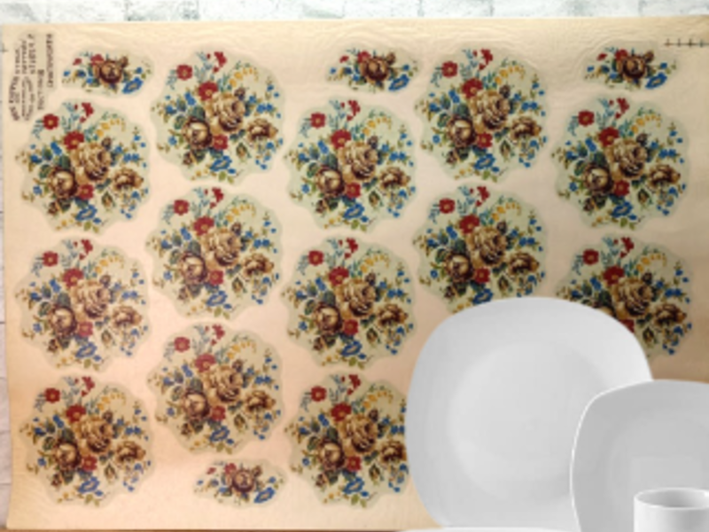 Calcomania Vitrificable 7