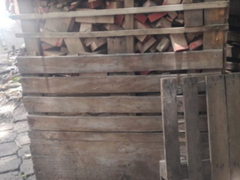 Trozos en madera
