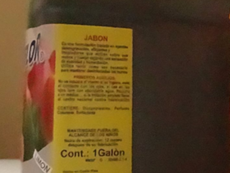 JABÓN LÍQUIDO Q. 10.00
