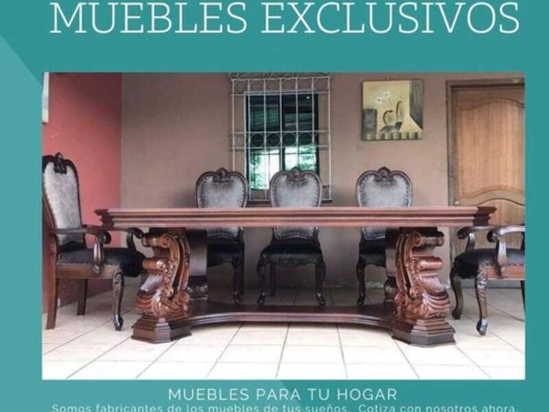 Comedor de madera solida