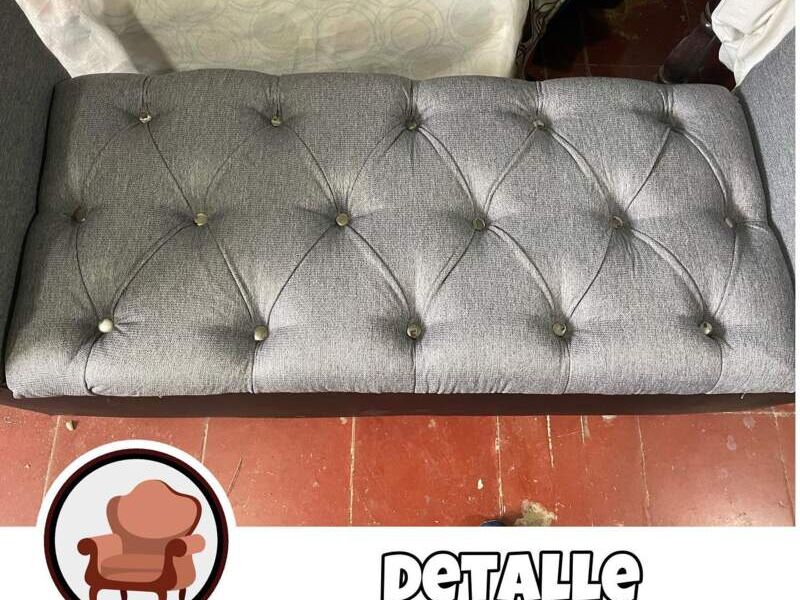 Pie de cama detalle capitoneado