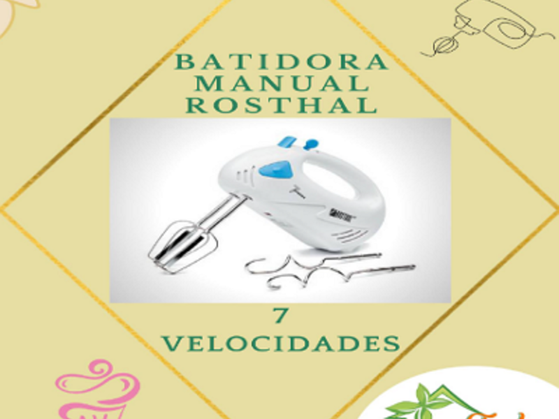 BATIDORA MANUAL ROSTHAL GUATEMALA 