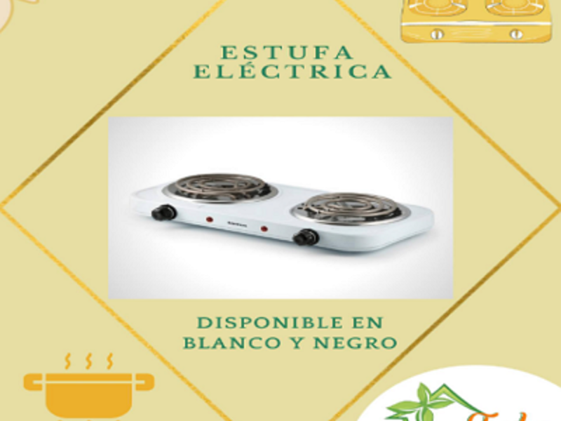 ESTUFA ELÉCTRICA GUATEMALA TODO HOGAR