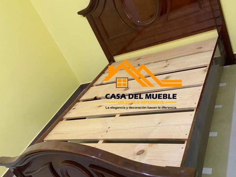 Base de cama con respaldar