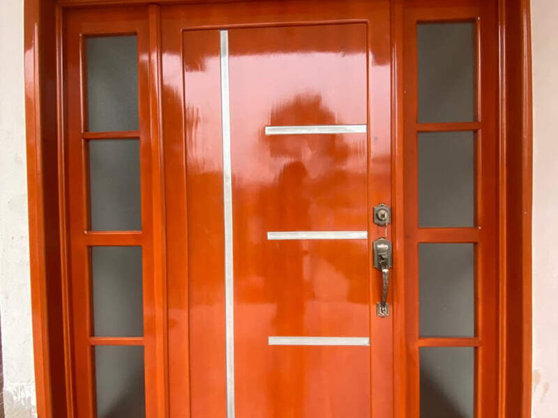 Puertas con vidrios