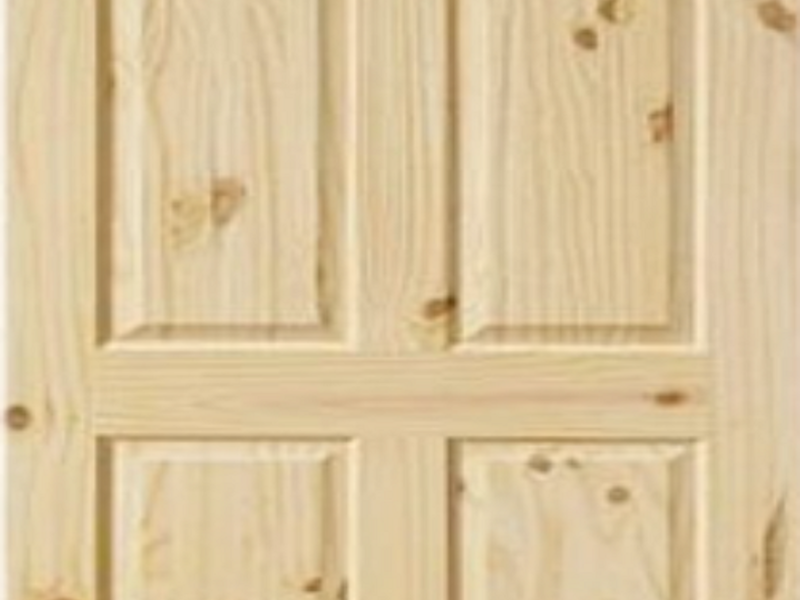 Puerta de Madera Color Beige M2