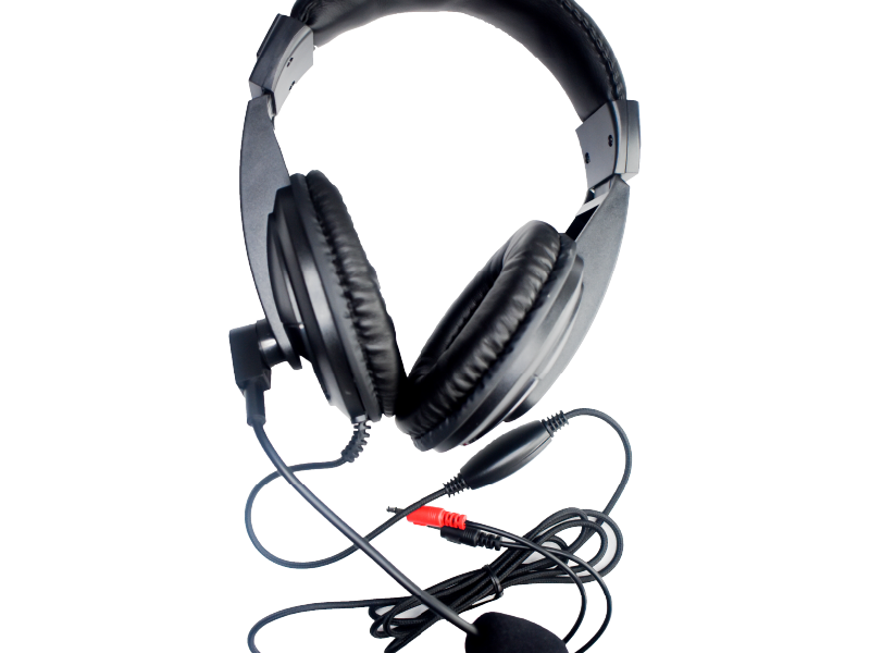 Audífonos estéreo para PC con micrófono