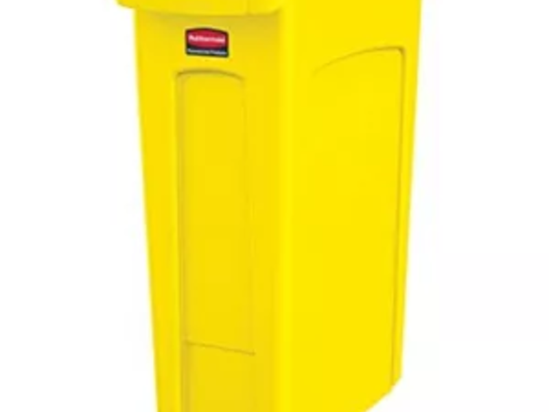 Tacho de basura amarillo Guatemala