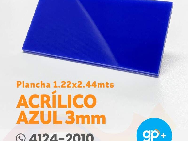 Acrílico Azul