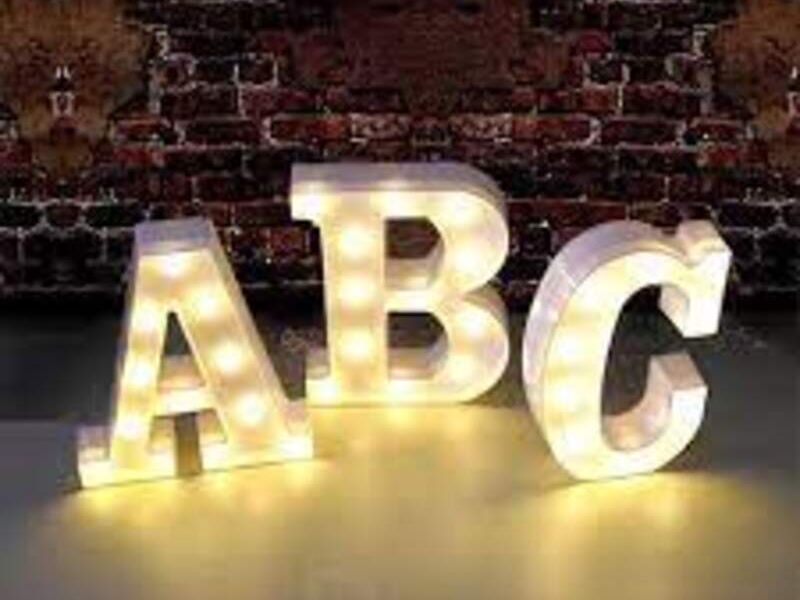Letras Luminosa