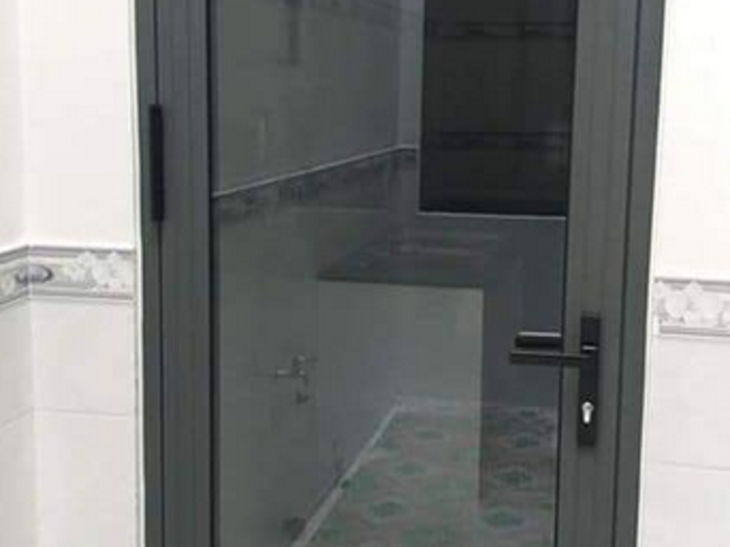 Puerta transparente 