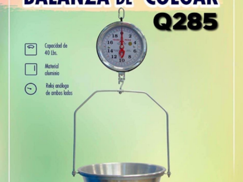 BALANZA DE COLGAR GUATEMALA DISTRIBUIDORA