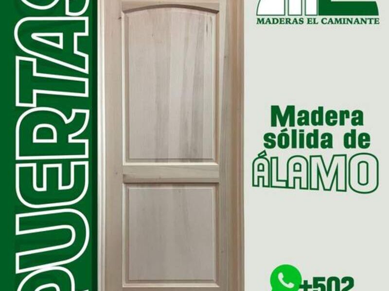 Puerta de madera 