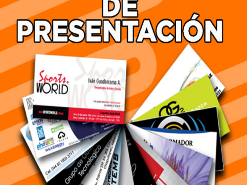 Tarjetas de presentación
