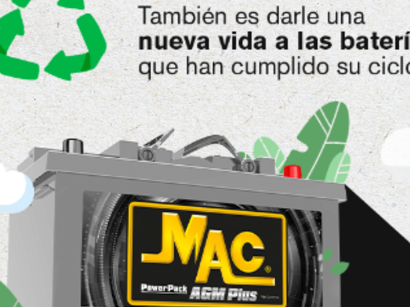 Batería reciclable Ciudad de Guatemala