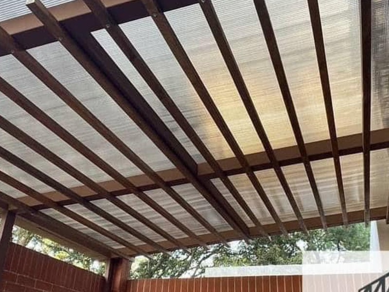 Pergola de madera 