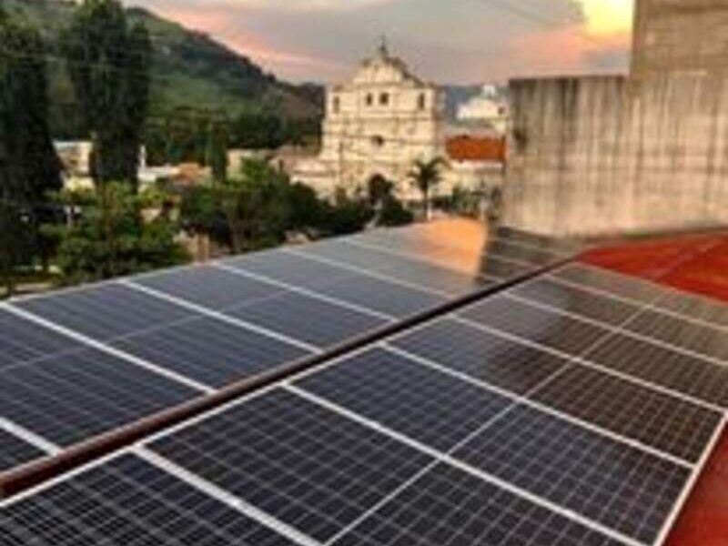 Paneles solares San José Guatemala 