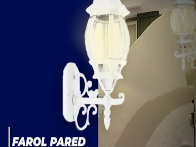 Farol Pared Colonial Blanco