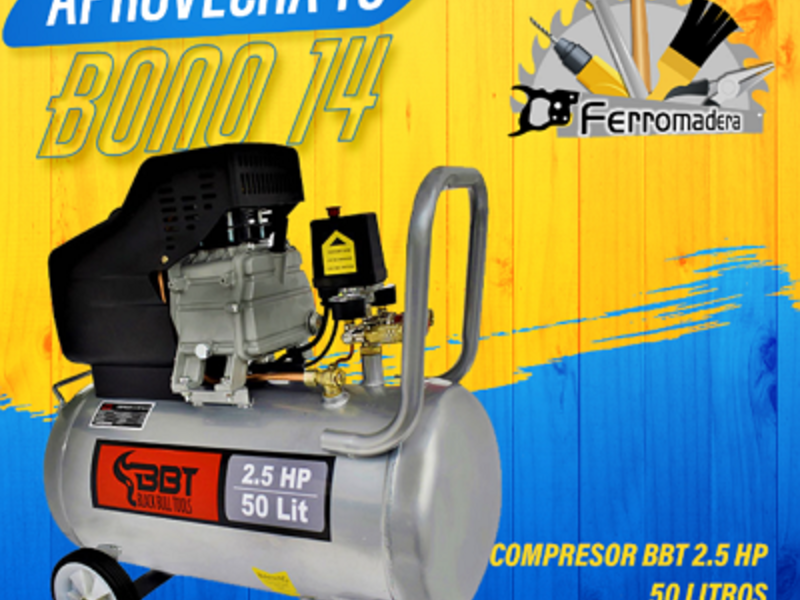 COMPRESOR BBT 50 LITROS GUATEMALA
