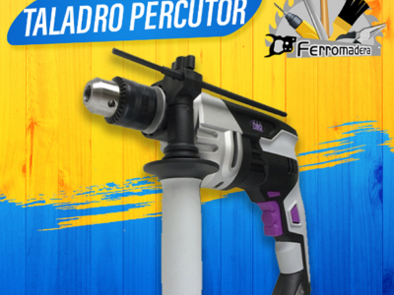 TALADRO PERCUTOR GUATEMALA FERROMADERA