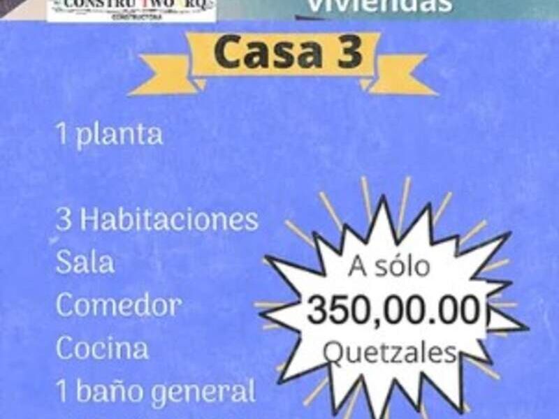 VIVIENDAS DE DOS NIVELES 3 Habitaciones 