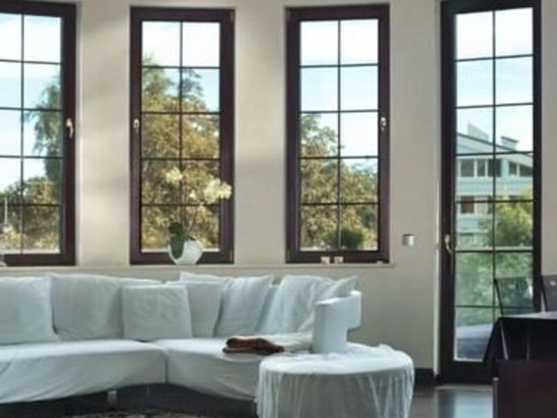 Ventanas de aluminio negro