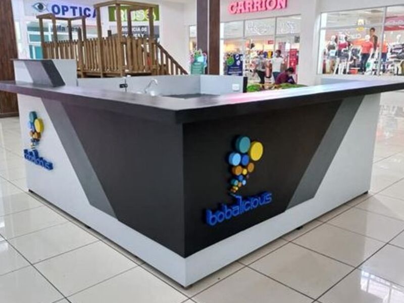 Diseño puesto comercial