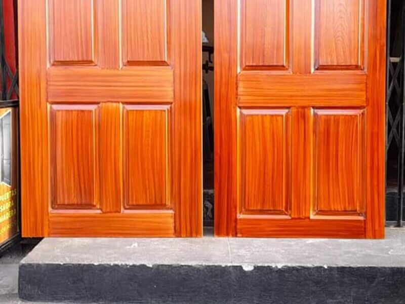 puertas de madera rustica