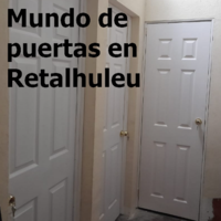 Mundo de puertas en Retalhuleu
