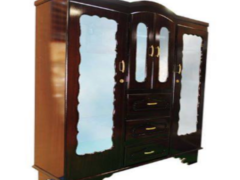 Armario con puertas de espejo