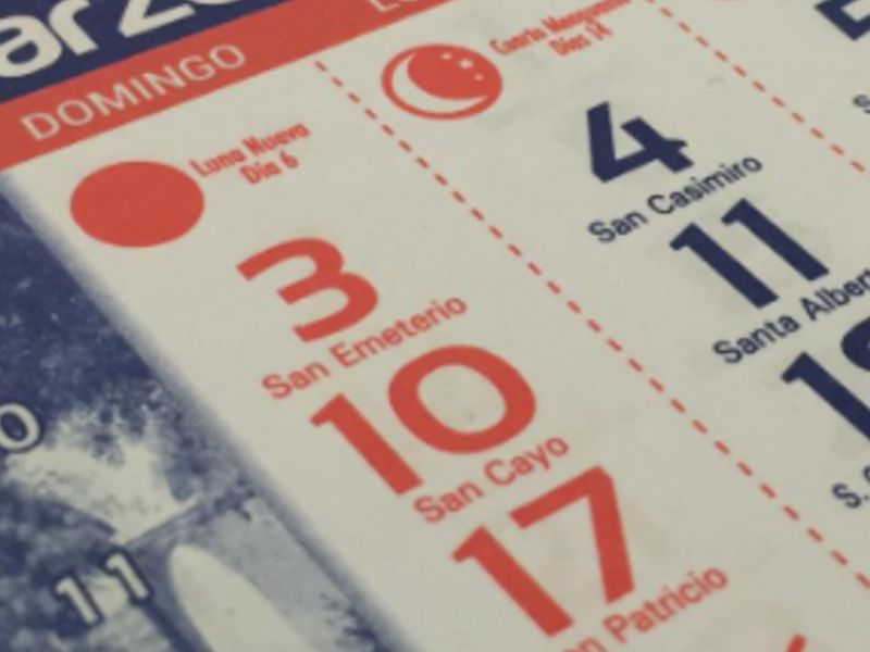 Calendario Coatepeque